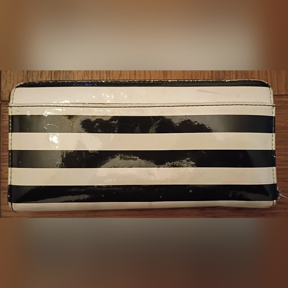 Kate Spade Monochrome Striped Wallet - Picture 7 of 7
